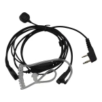 Hrdlový mikrofón pre walkie talkie Baofeng dvojpin s PTT