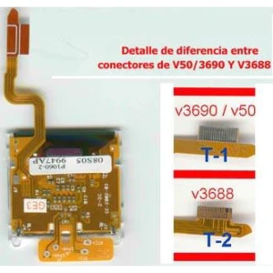 satkit LCD Motorola V3688 s flex káblom na opravu a výmenu