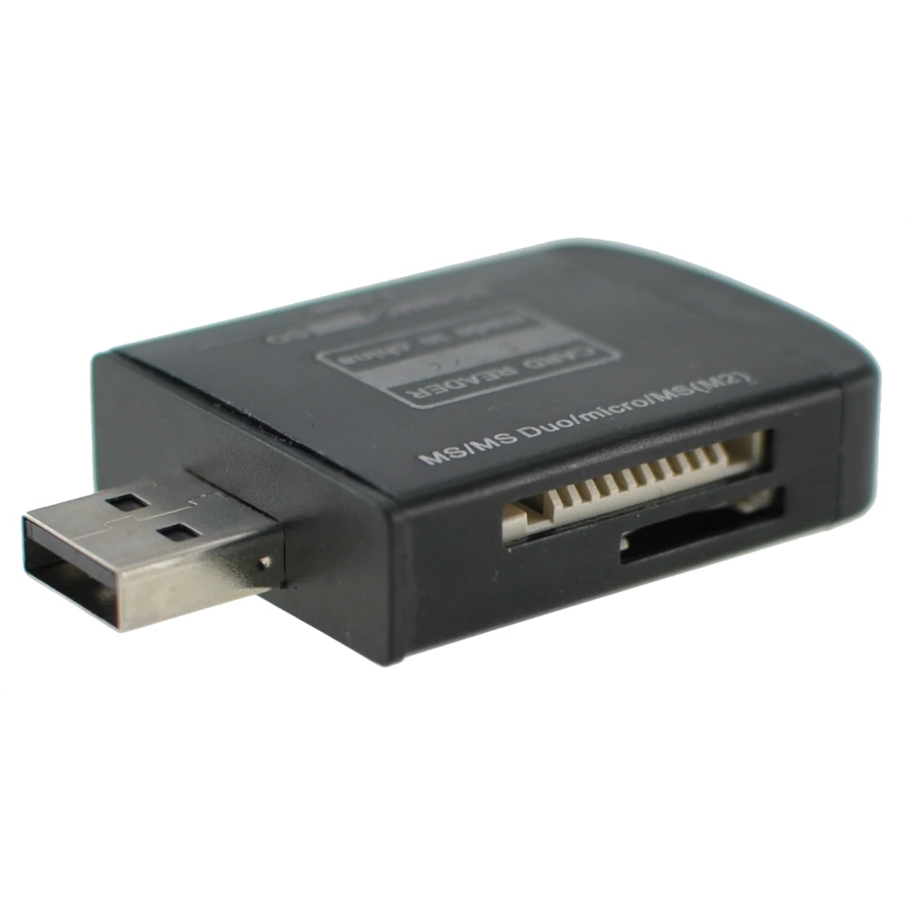 USB 2.0 čítačka pamäťových kariet all-in-one pre Micro SD, MMC, SDHC, TF a M2