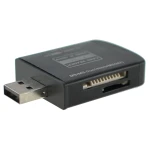 USB 2.0 čítačka pamäťových kariet all-in-one pre Micro SD, MMC, SDHC, TF a M2