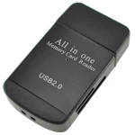 USB 2.0 čítačka pamäťových kariet all-in-one pre Micro SD, MMC, SDHC, TF a M2