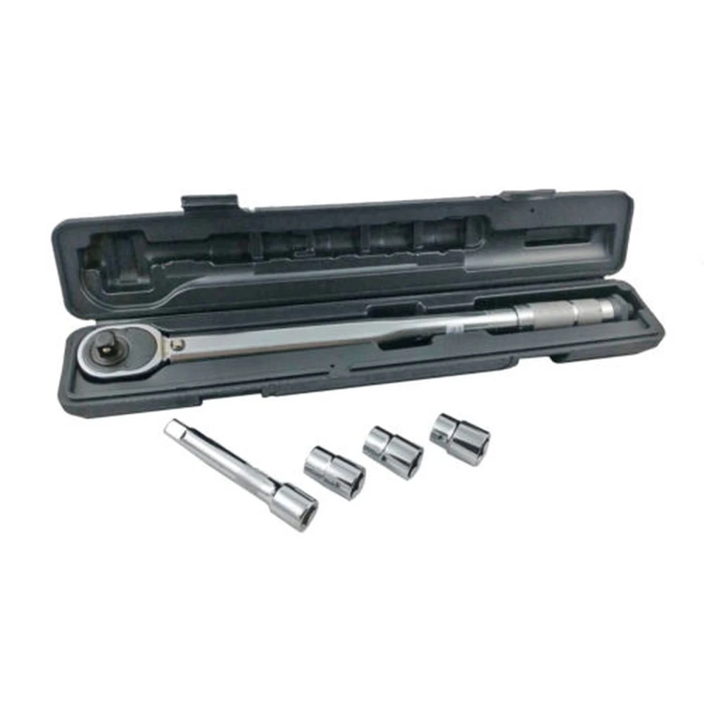 Momentový kľúč 1/2'' 28-210 Nm s predĺžením a 3 hlavicami TSX TOOL
