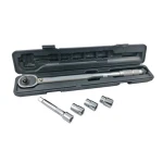 Momentový kľúč 1/2'' 28-210 Nm s predĺžením a 3 hlavicami TSX TOOL