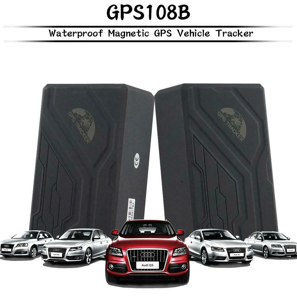 GPS lokátor s dlhou výdržou do auta TK108B so SOS alarmom a magnetickým uchytením