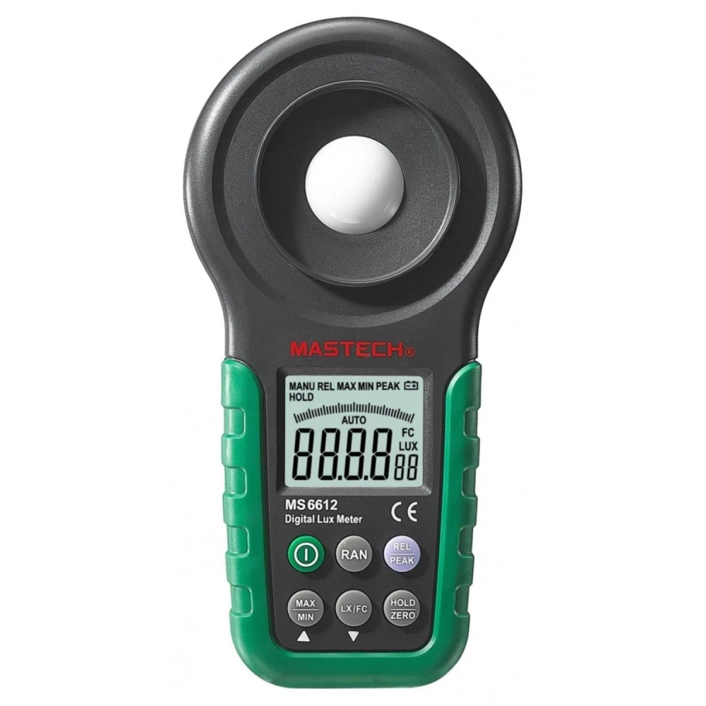 Profesionálny luxmeter Mastech MS6612 na presné meranie svetla