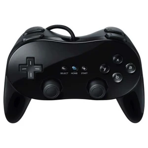 Kompatibilný klasický ovládač Pro Wii čierny pre Nintendo Wii