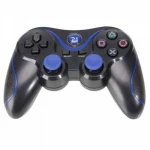 Kompatibilný ovládač DualShock 3 PS3 Bluetooth čierny modrý Sixaxis