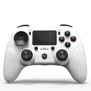 Kompatibilný PS4 ovládač biely bezdrôtový DoubleShock 4