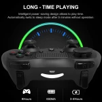 Kompatibilný PS4 ovládač biely bezdrôtový DoubleShock 4