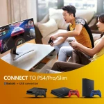Kompatibilný PS4 ovládač biely bezdrôtový DoubleShock 4