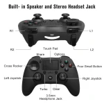 Bezdrôtový kompatibilný ovládač PS4 čierny DoubleShock 4