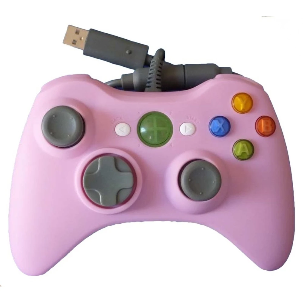 Káblový ovládač Xbox 360 ružový kompatibilný – ergonomický a spoľahlivý ovládač
