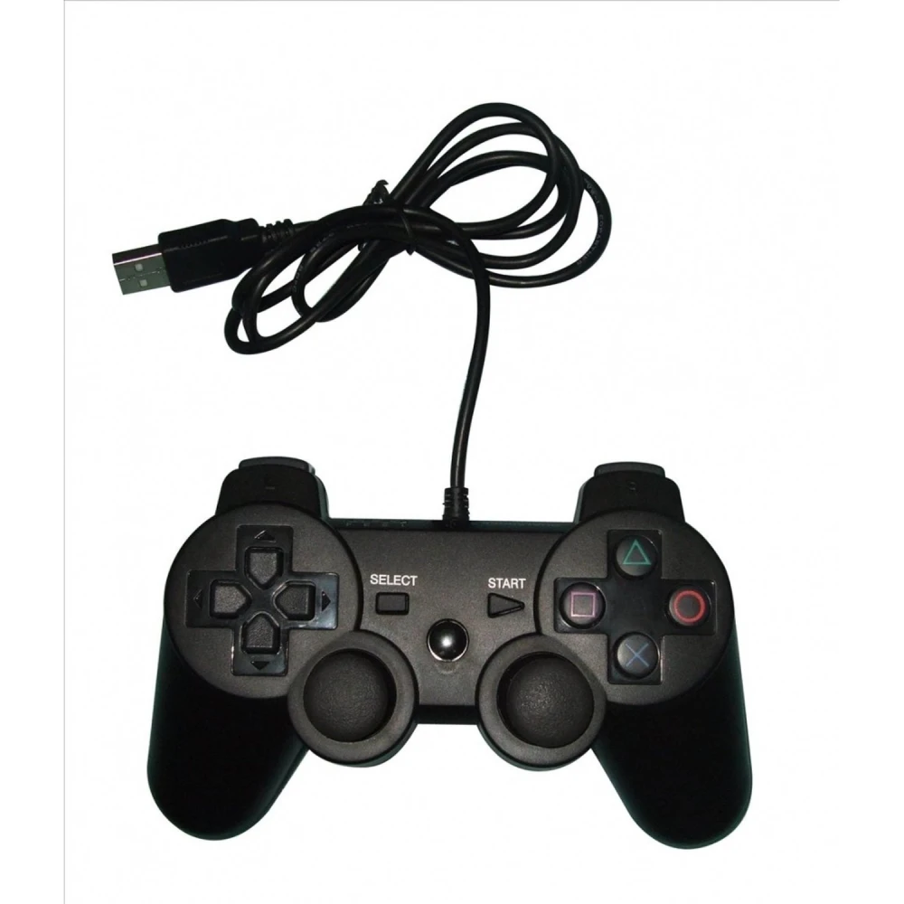 Dvojitý shock ovládač PS3 PC USB kompatibilný a lacný