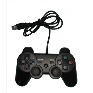 Dvojitý shock ovládač PS3 PC USB kompatibilný a lacný