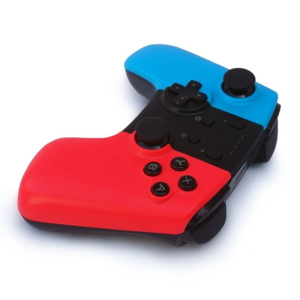 Bezdrôtový ovládač kompatibilný s Nintendo Switch - modrý a červený joystick