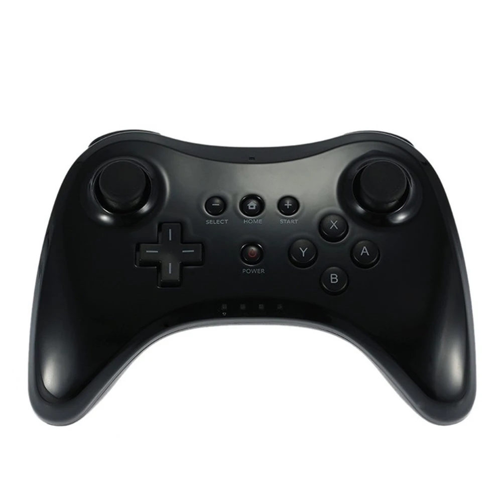 Kompatibilný čierny Pro ovládač Wii U - bezdrôtový ovládač pre Wii U
