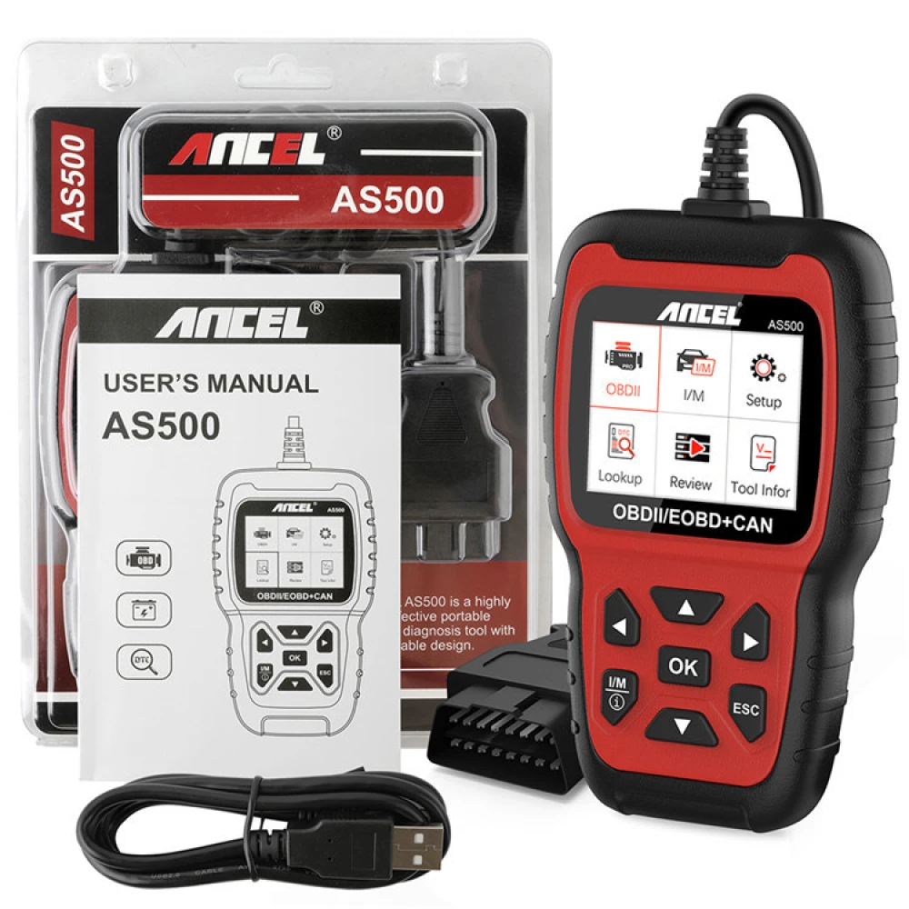 Diagnostika vozidiel Ancel AS500 OBD2 Scanner