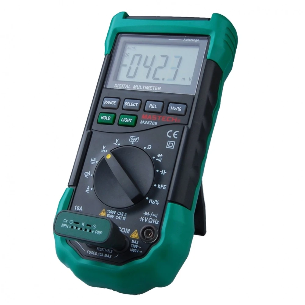 Mastech MS8268 digitálny multimeter s podsvieteným LCD displejom