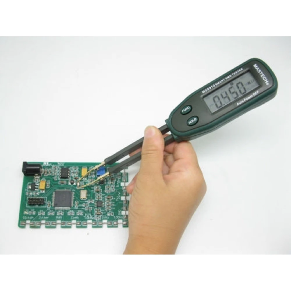 Mastech MS8910 kliešťový multimeter na SMD komponenty, odpor a kapacitu