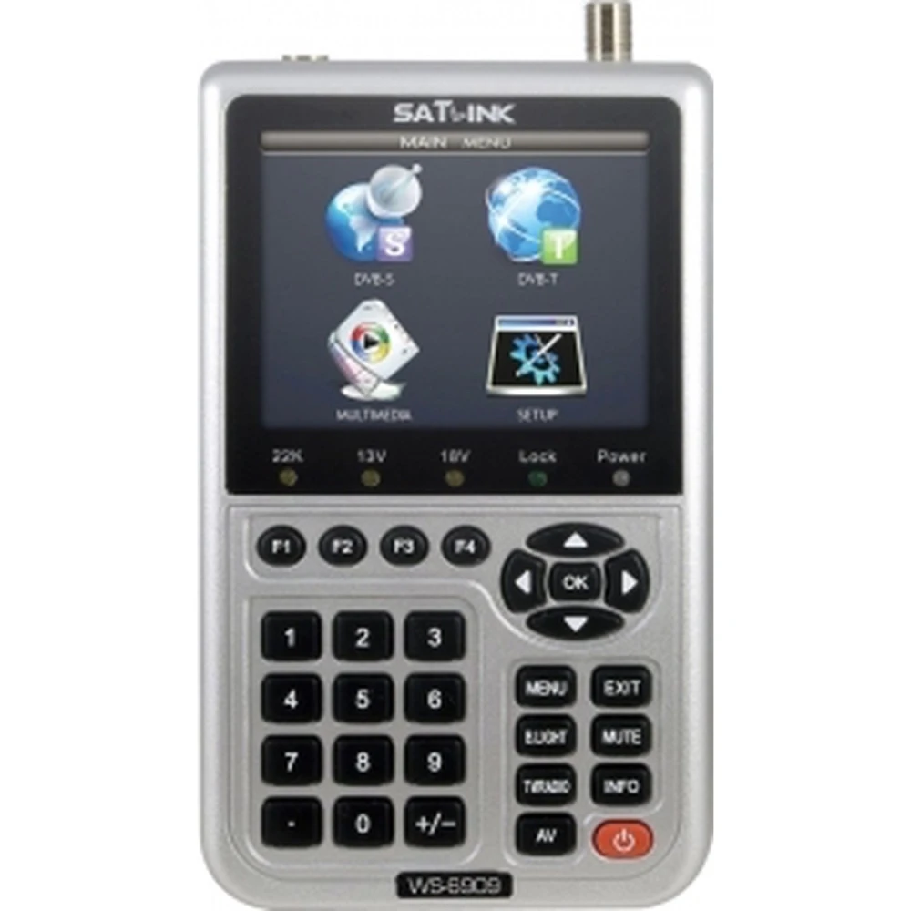 Digitálny TV analyzátor Satlink WS-6909 pre DVB-T a DVB-S