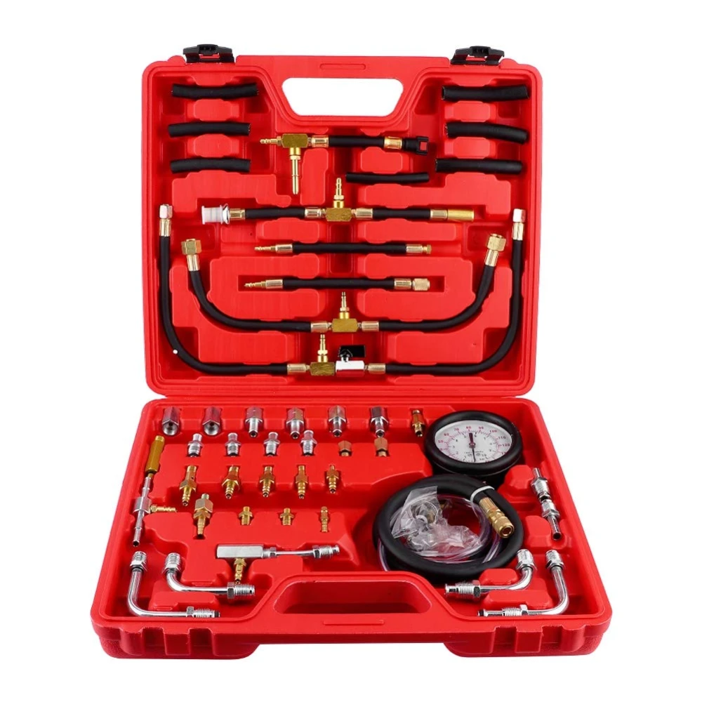 Merač tlaku vstrekovania paliva pre auto a kamión TU-443 0-140 PSI