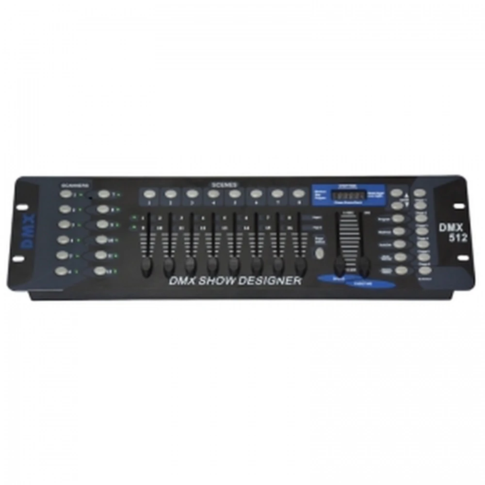 DMX 512 ovládač svetiel 192 kanálov programovateľný