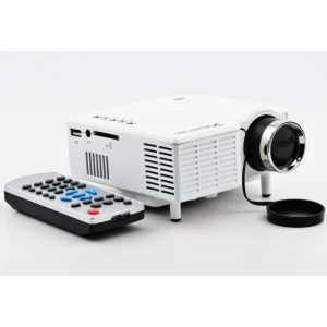 Mini projektor 1080p UC28+ s AV, USB, SD Card, VGA a HDMI