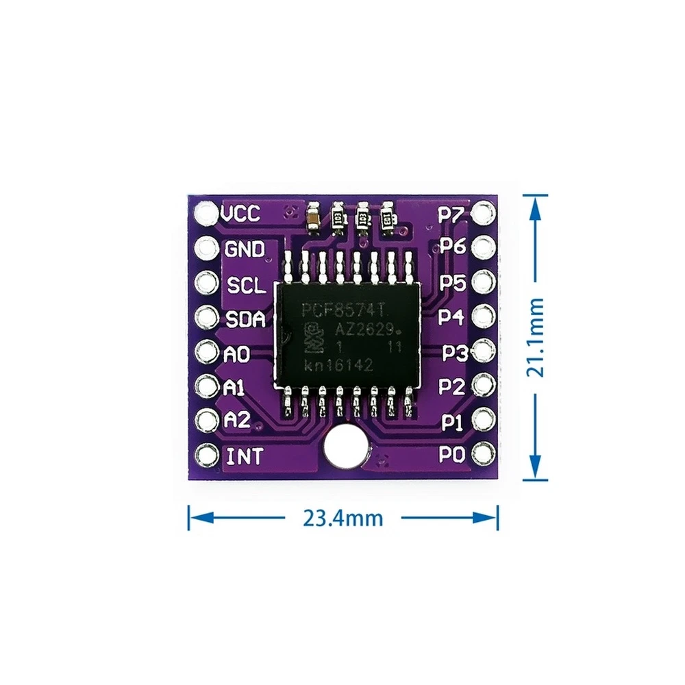 I2C modul PCF8574T pre Arduino – rozšírenie E/S portov