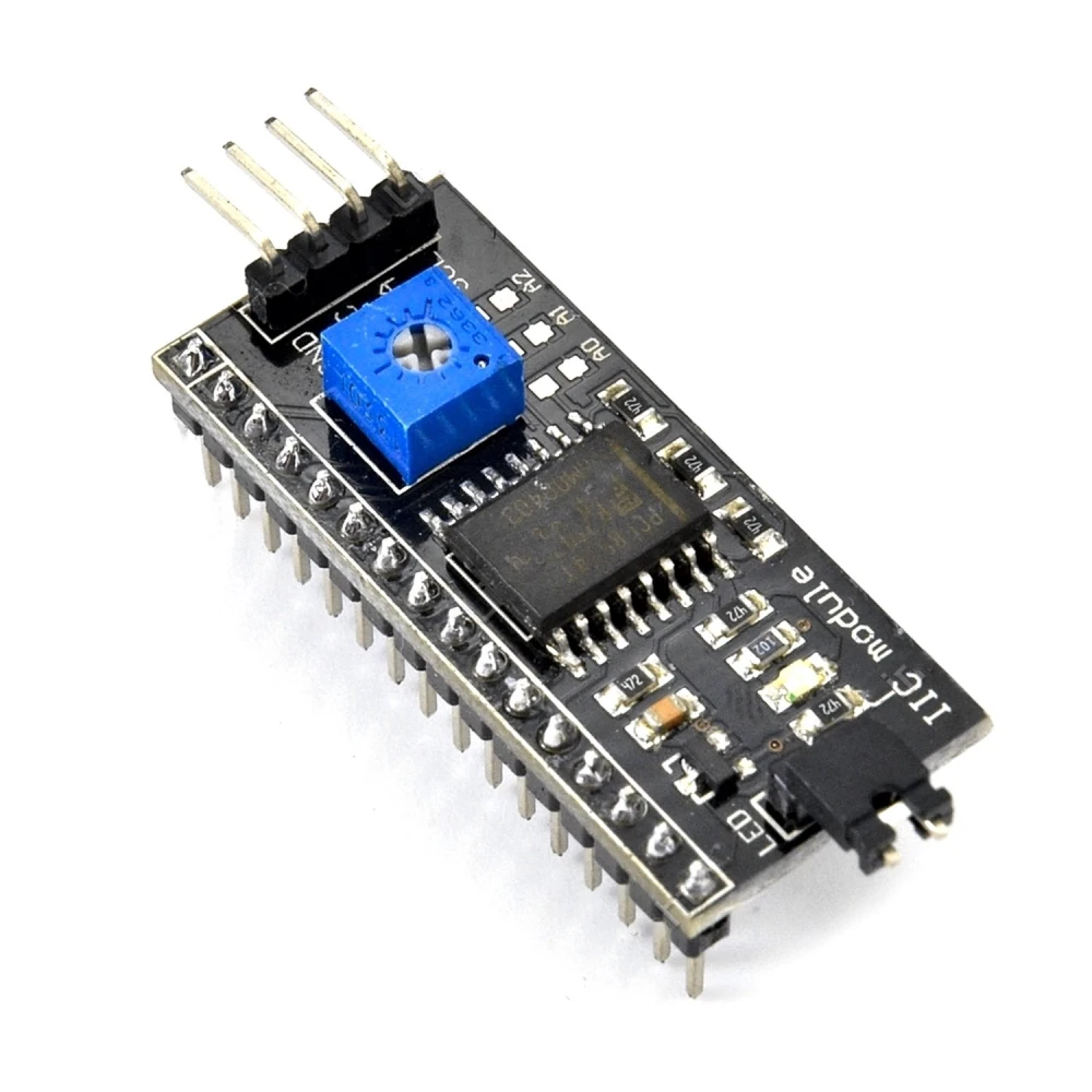 I2C modul rozhrania pre Arduino 1602 LCD a 2004 LCD kompatibilný a efektívny