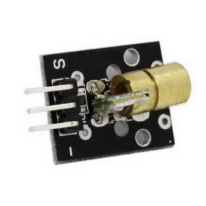 Laserový vysielač 5V červený 650 nm 5mW 6mm pre Arduino