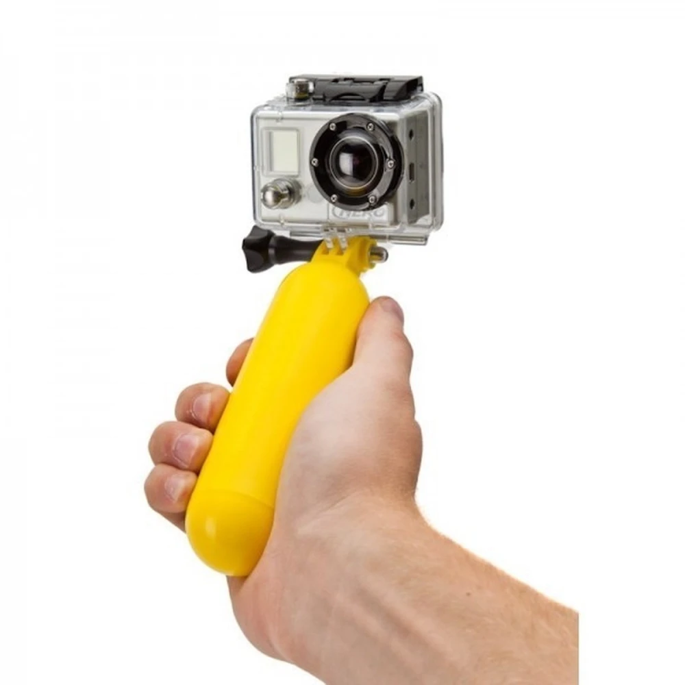 Žltý plávajúci vodný monopod pre GoPro 1/2/3 a SJ4000