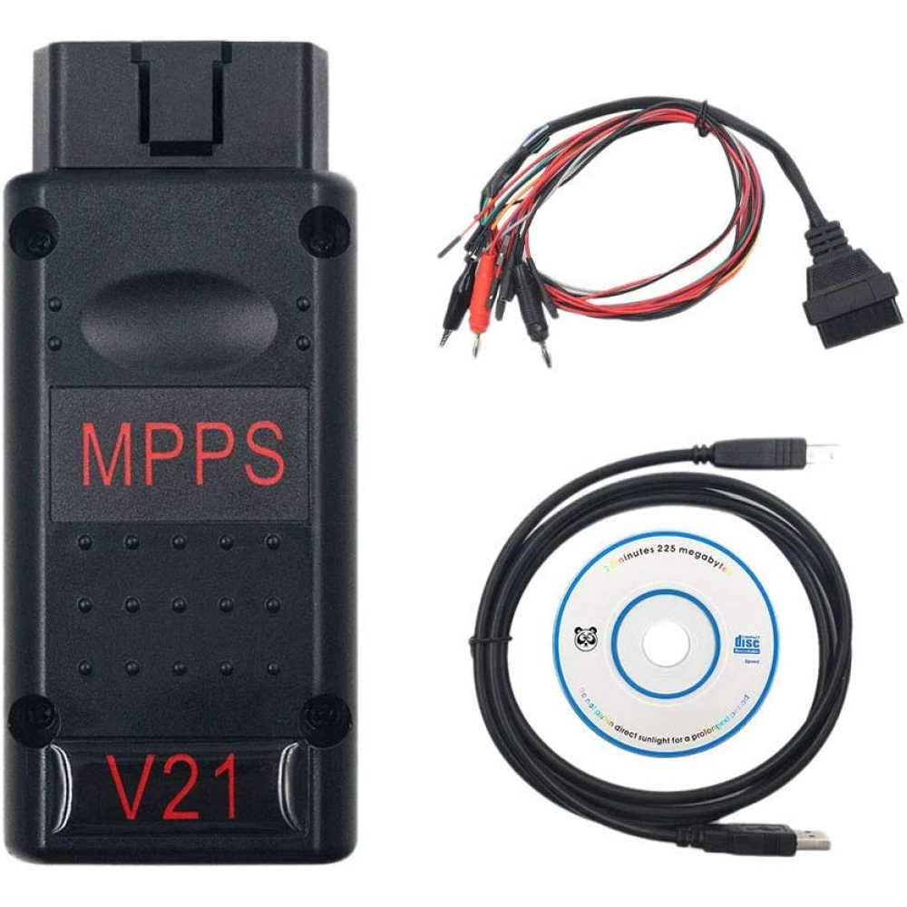 Mpps V21 ECU nástroj na úpravu čipov Main + Tricore + Multiboot s káblom