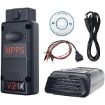 Mpps V21 herramienta mostrando compatibilidad con ECUs Marelli y Bosch