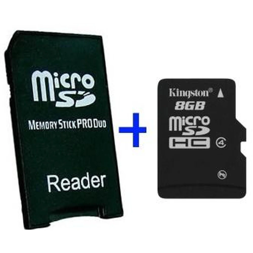 MS Pro Duo adaptér MicroSD 16GB – adaptér a karta MicroSD pre PSP