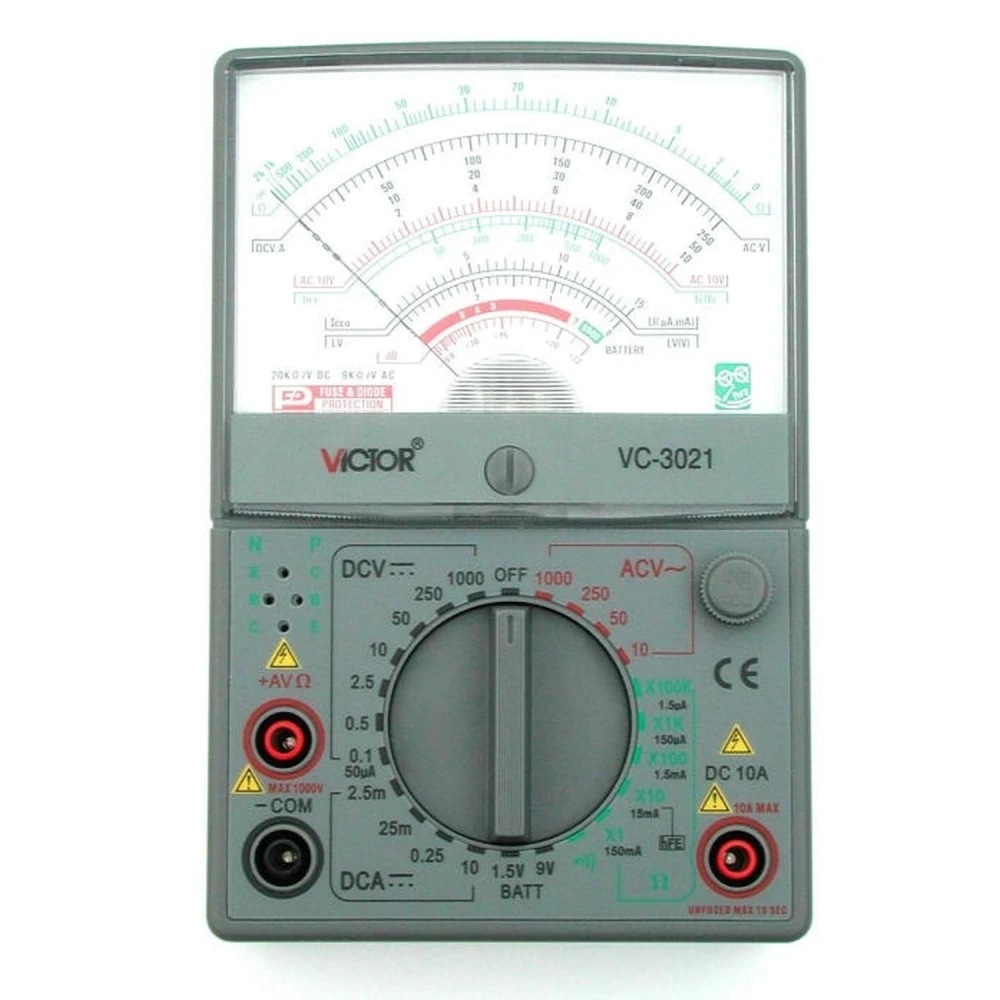 Analógový multimeter Victor VC3021: spoľahlivý a presný merací prístroj
