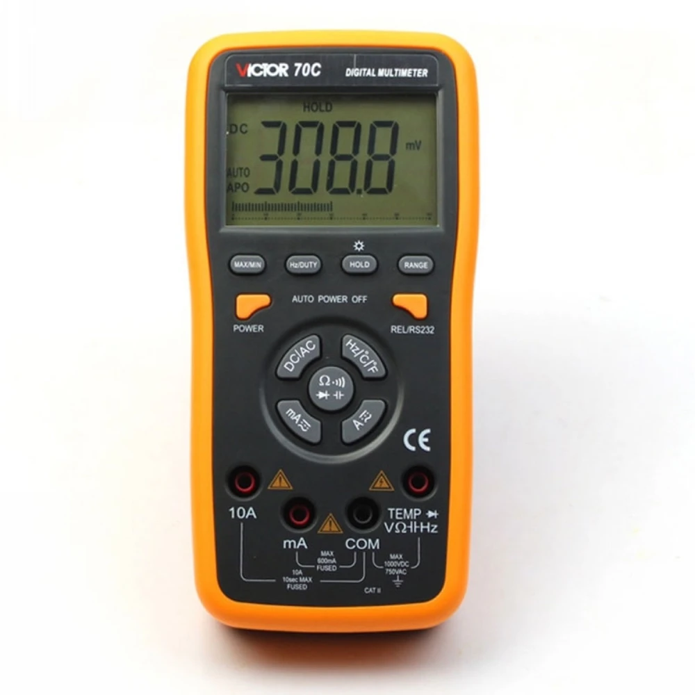 Digitálny multimeter Victor 70C s USB pripojením k PC