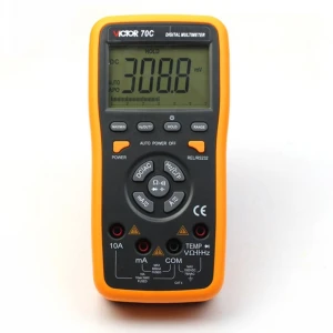 Digitálny multimeter Victor 70C s USB pripojením k PC