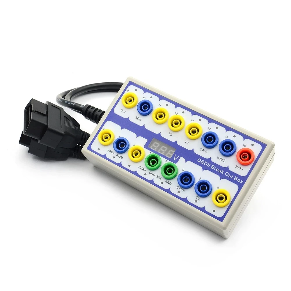 OBDII Breakout Box detektor protokolu – profesionálna diagnostická pomôcka