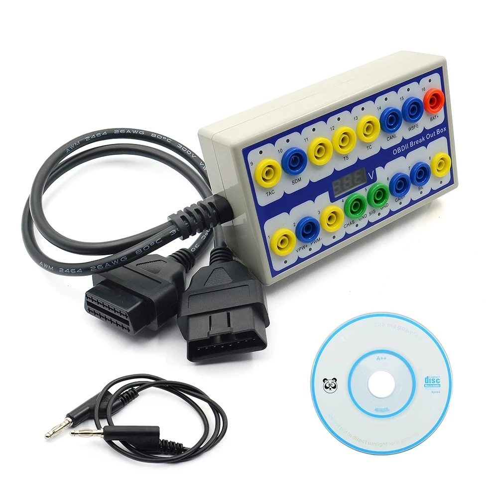 OBDII Breakout Box detektor protokolu – profesionálna diagnostická pomôcka
