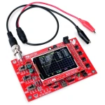 Digitálny osciloskop DSO138 zostavený s 2.4-palcovým TFT displejom a sondou