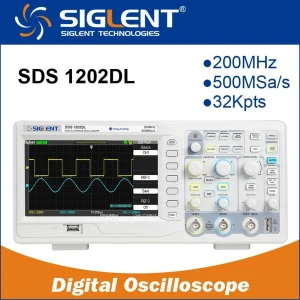 Digitálny osciloskop Siglent SDS1202DL 200MHz s farebným TFT displejom