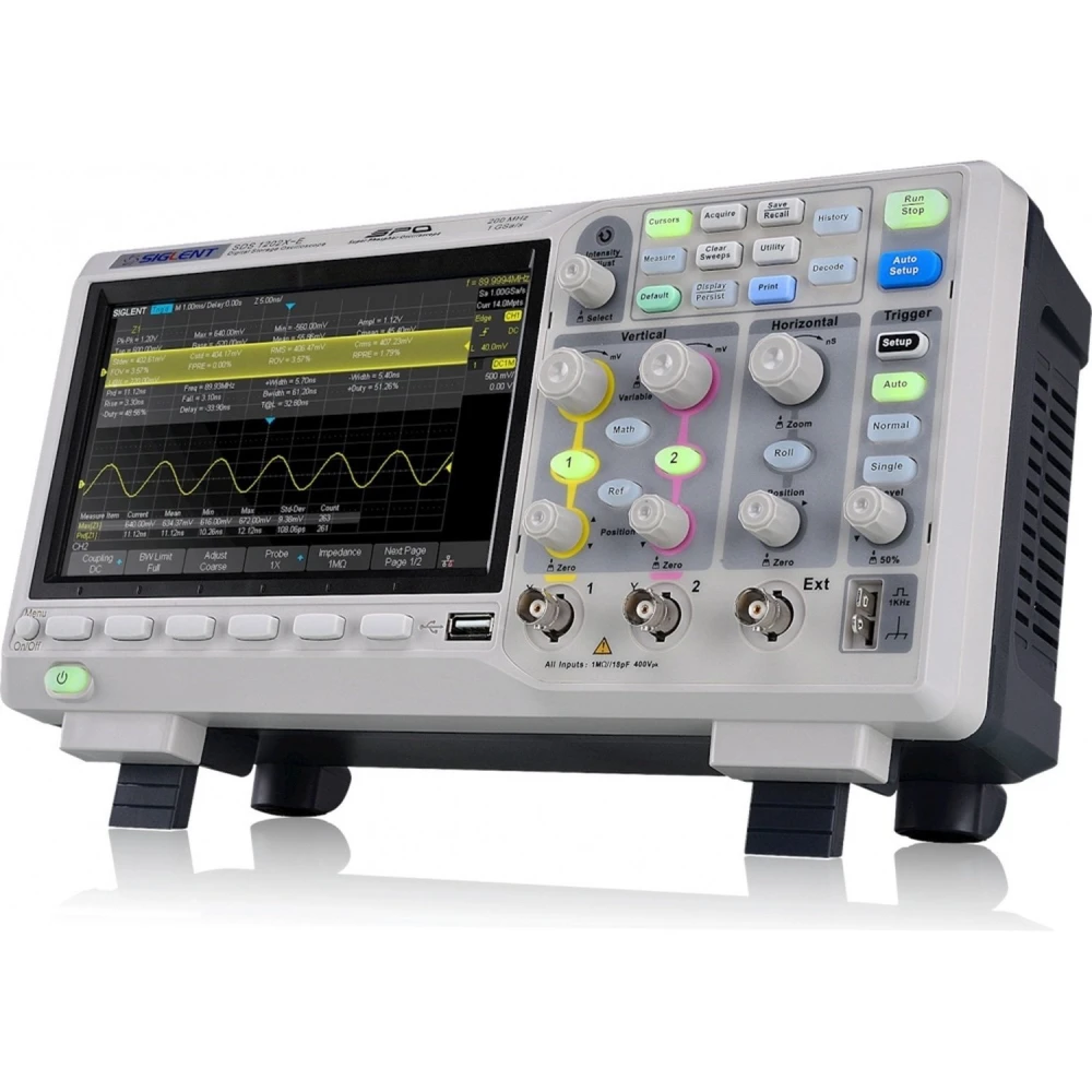 Digitálny osciloskop Siglent SDS1202X-E 200 MHz s 2 kanálmi