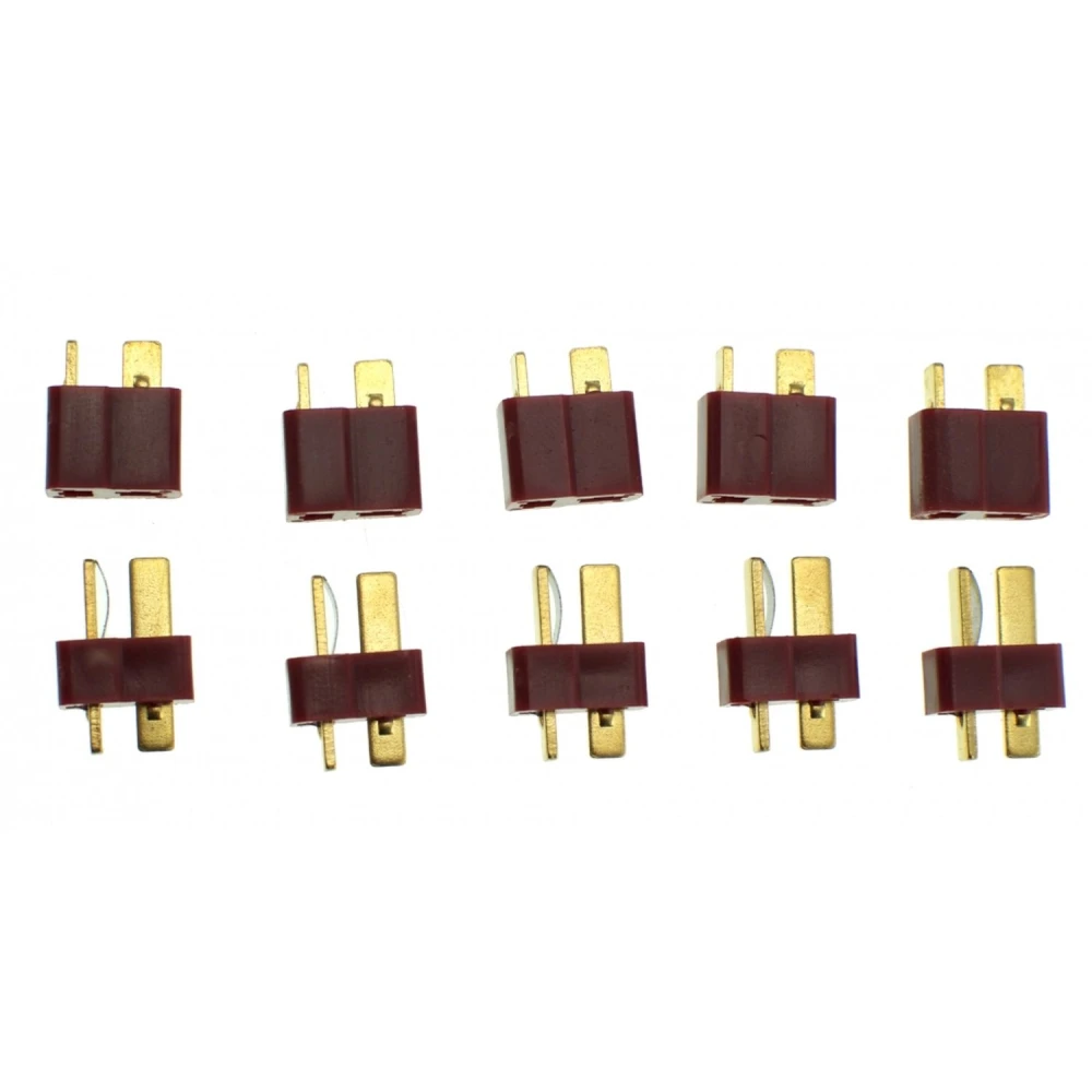 Pack 10 T-Dean konektorov (5 samec + 5 samica) pre drony a RC
