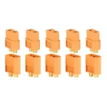 Pack 10 konektorov XT60 (5 samica + 5 samec) pre LiPo batérie Amass