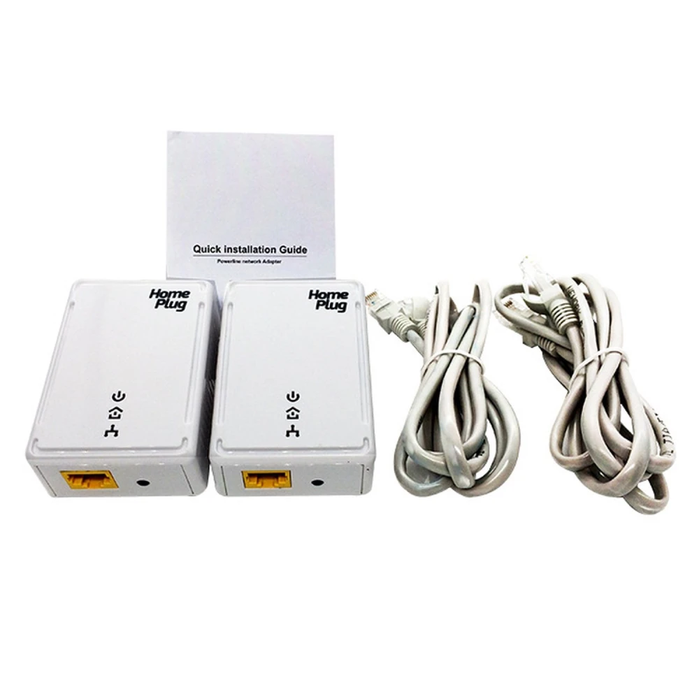Pack 2 PLC Ethernet 500Mbps pre internet cez elektrickú sieť