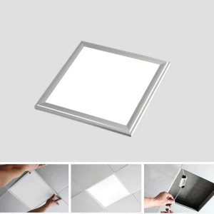 LED panel Slim 30x30cm 12W strieborný rám 6000K