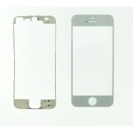 Sklenený displej iPhone 5s biely s lepiacim rámikom od satkit