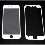 Sklenený displej iPhone 6 biely s lepiacim rámikom na opravu