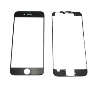 Sklenený displej iPhone 6 čierny s lepiacim rámikom na opravu