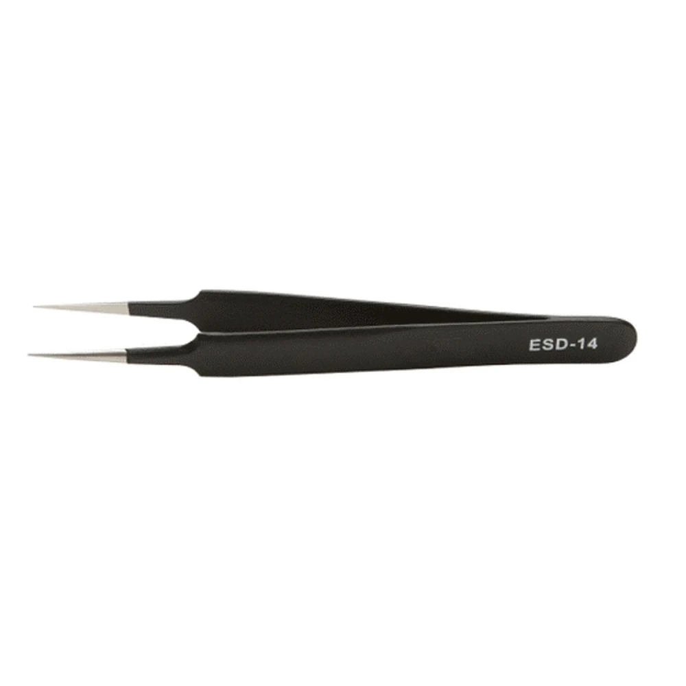 Antistatické pinzety ESD-14 pre presnú prácu v elektronike